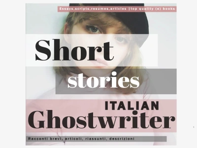 An article or short storie, italian ghostwriter