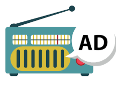 A fully produced commercial radio ad
