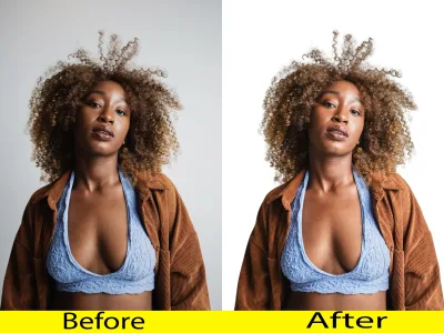 A photoshop expert for hair masking, background removal professionally
