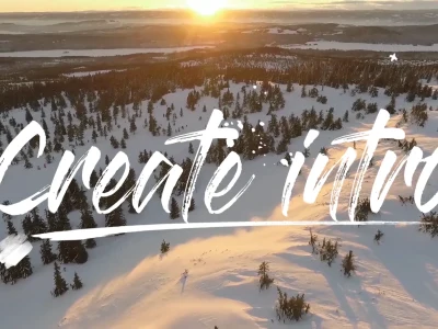 A fantastic handwritten logo or text animation