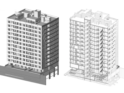 A 3D BIM Modeling with Autodesk Revit