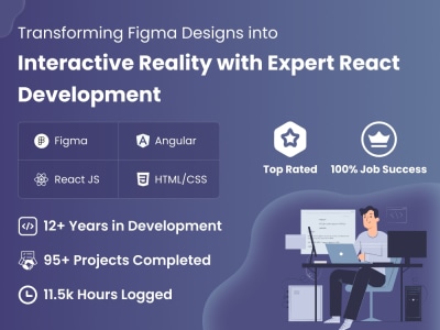 Figma design to React |Frontend Consultation |React Bug Fixes | Upwork