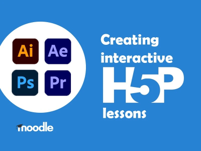 An engaging and interactive lessons in H5P for Learning management systems