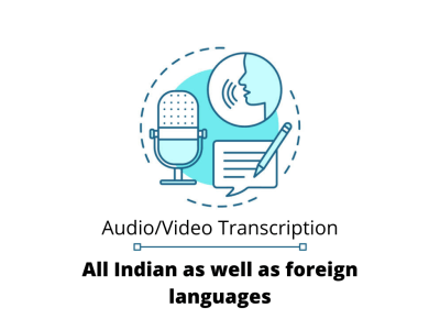 100% human Transcription and Review of your audio/video file
