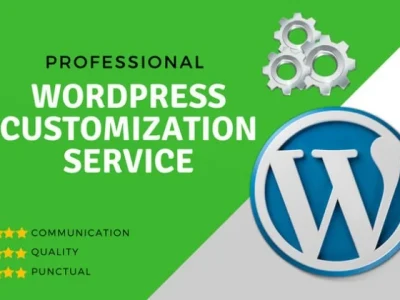 A responsive modern WordPress website , web page , design customization ...