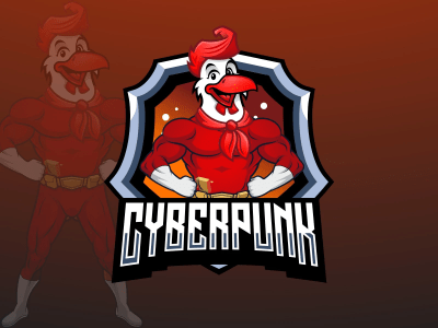 Awesome mascot logo for twitch, youtube, esports
