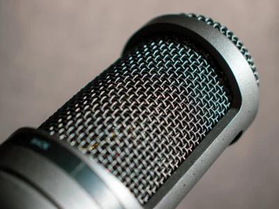 Professional male voiceover in American accent
