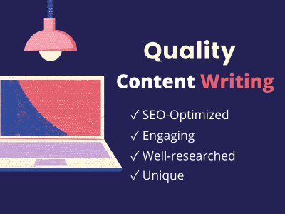 A unique, engaging, and SEO friendly 1000 words article in 2 days
