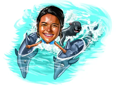 A high quality Caricature that will show your personality.