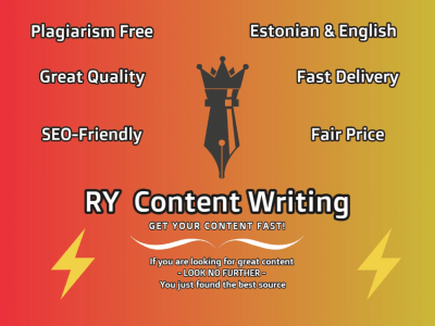 A fantastic piece of content for your website (Estonian & English)