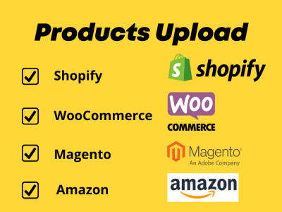 Bulk products upload to your Shopify, Woocommerce, Magento Store