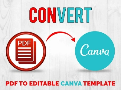 Convert PDF to Editable Canva Template