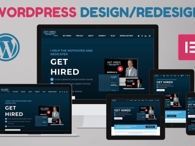Design or redesign WordPress website with elementor pro | Upwork