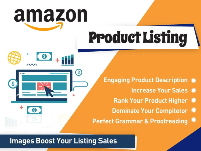 Professional amazon Product listing and description (listing optimization)