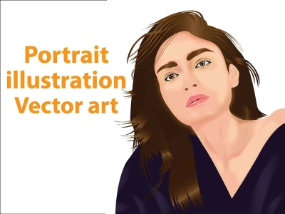 Portrait Illustration Vector Art Upwork