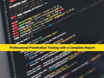 A professional penetration testing with a complete report