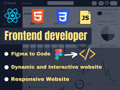 Your Frontend Expert: HTML, CSS, JS, React.js, and More! | Upwork