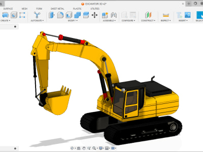 3D CAD design of Industrial and product 3d cad model