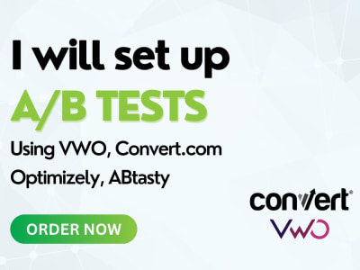 A/B testing services on vwo, convert.com and increase conversion