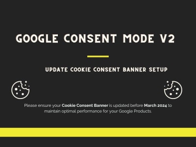 An updated Google Consent Mode V2 / Cookie Consent Banner