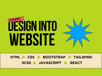 Your design transformed into an awesome website | Upwork