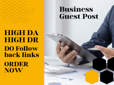 A guest post on my high DA business website, with a do-follow backlink..