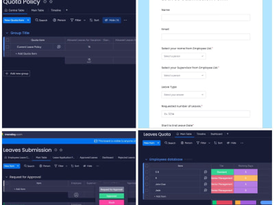 Tailored HR Leave Management with Pro-Rate Calculation and Automated Quota