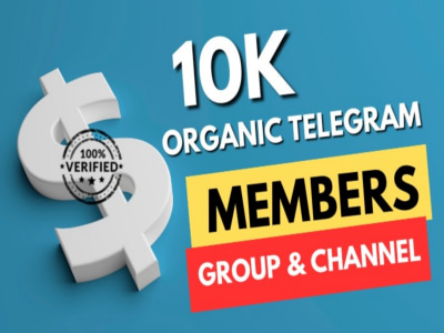 Nondrop 10,000 Telegram Group/Channel Members