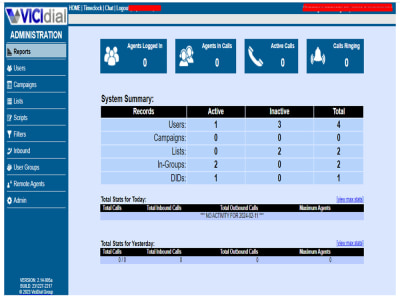 VICIDial standalone and Cluster based Predictive Dialer for Calls and SMS