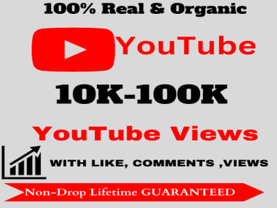 YouTube views | HQ organic 50000 YouTube views | YouTube views