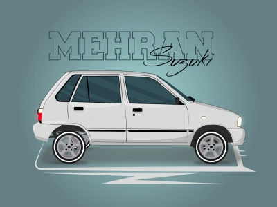 Fantastic vector illustration of your car, any vehicle, 2d car illustration