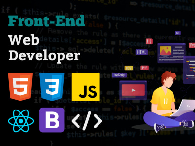 Web development with both front-end and back-end