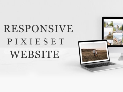 A pixieset website, pic time client gallery with booking, print on demand