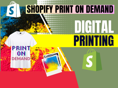 I will build shopify print on demand store via printify printful gelato ...