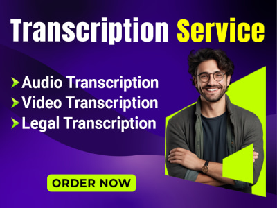 Transcription Services for Audio & Video