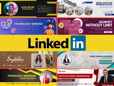 A professional and eye-catching LinkedIn Cover, Banner