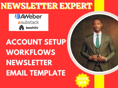 Beehiiv substack, moosend, aweber mailerlite Newsletter and email template