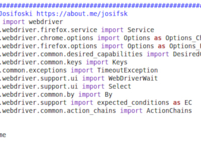 Will make for you browser automation using Python and Selenium | Upwork