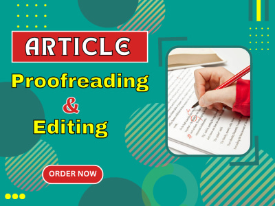 A professional article proofreading and editing within 24 hours | Upwork