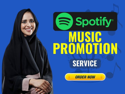 Organic and fast spotify music video promotion service