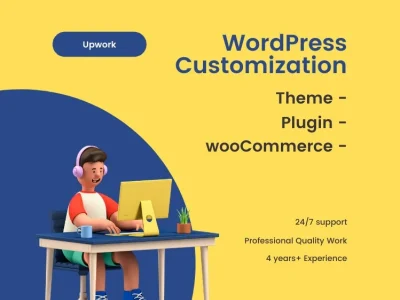 Wordpress theme, plugin, woocommerce theme customization | Upwork