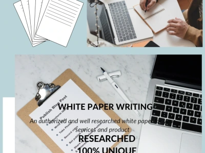 A professional, outstanding well researched white paper for your services