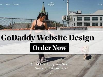 GoDaddy website design, GoDaddy website redesign, GoDaddy design, GoDaddy