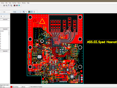 Finished schematic and layout including gerber
