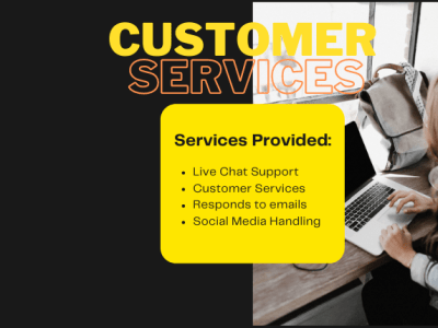 Excellent customer, email and live chat support services for your ...