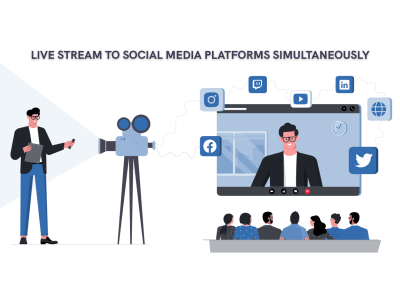 To stream your connected camera to social media accounts and website.