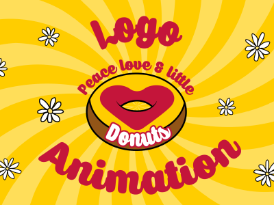 Custom 2D logo animation for intro video