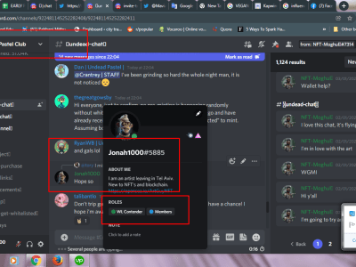 Discord Whitelist space for NFT projects Chat, Rank Up