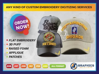 Embroidery digitization digitizer logo digitizing in 2 hours