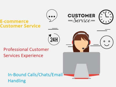 Inbound Calls, Customer Services, Call Center Agent for Ecommerce Portal